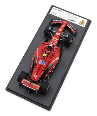 ルックスマート 1/43スケール フェラーリ SF24 カルロス・サインツ 2024年 アブダビGP 2位入賞 /24f1m