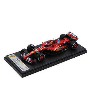 ルックスマート 1/43スケール フェラーリ SF24 カルロス・サインツ 2024年 アブダビGP 2位入賞 /24f1m