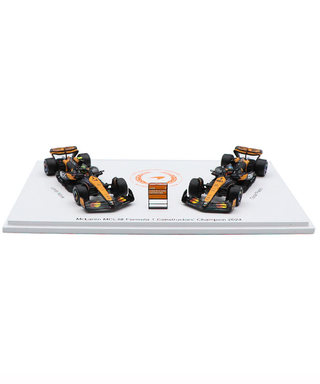 スパーク 1/64スケール マクラーレンF1チーム MCL38 ランド・ノリス ＆ オスカー・ピアストリ 2024年 コンストラクターズチャンピオン セット/spk