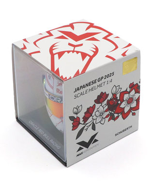 フェルスタッペン別注 シューベルト 1/4スケール マックス・フェルスタッペン 2025年 日本GP ヘルメット レッドブル レーシング チーム/ARB/25jp