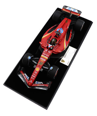ルックスマート 1/18スケール フェラーリ SF-24 シャルル・ルクレール 2024年 モンツァGP 優勝 /24f1m